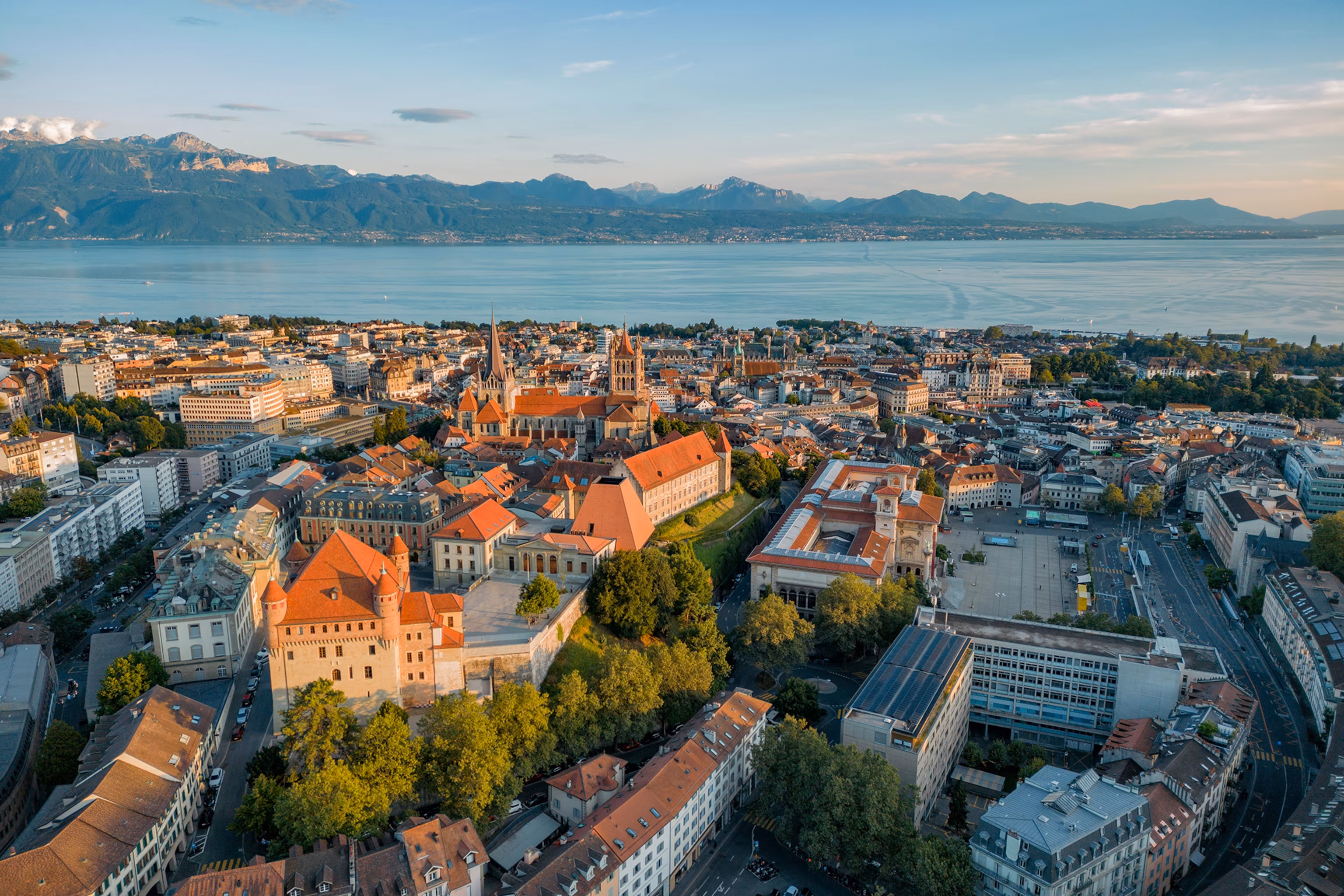 luftfoto af Genève