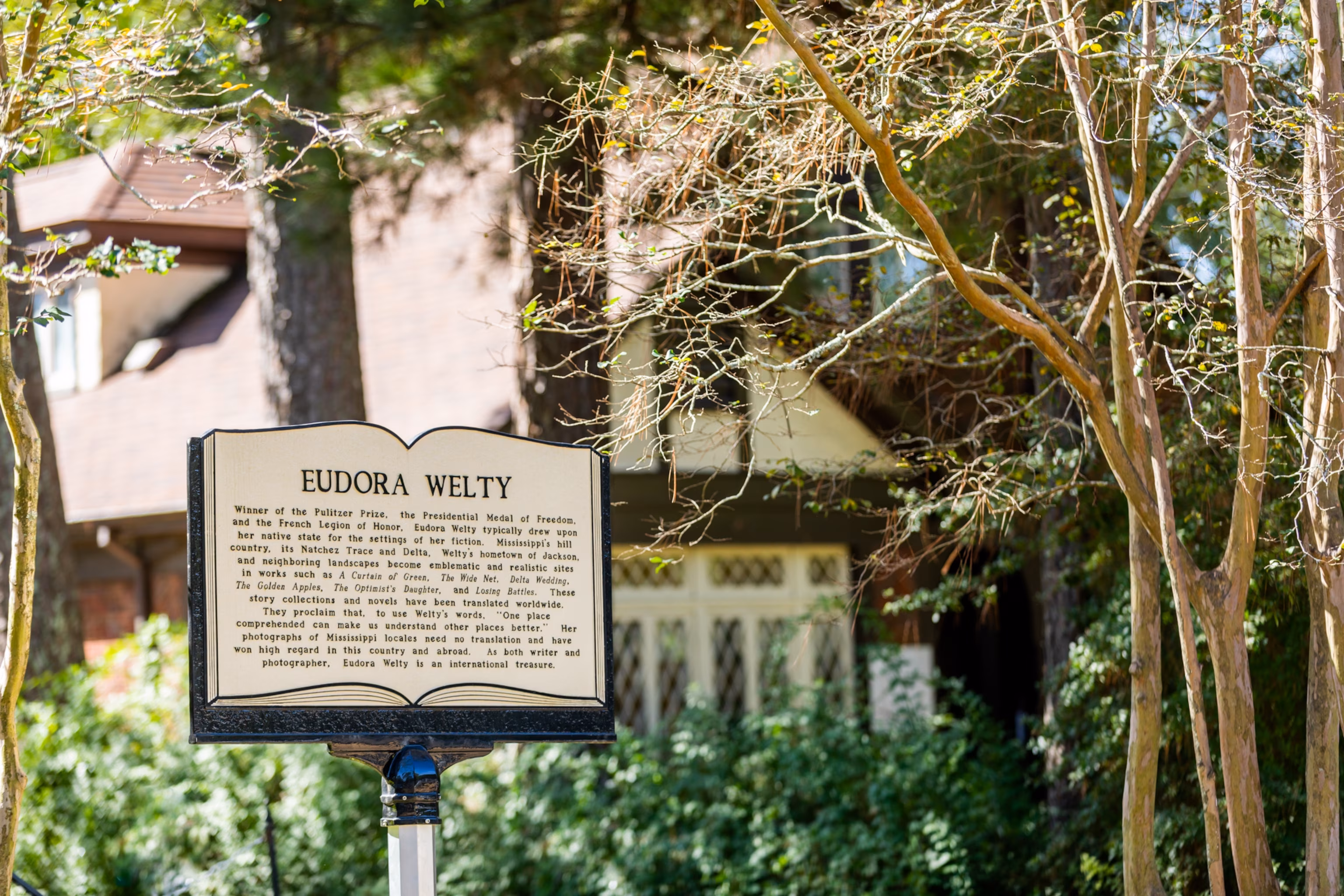 Eudora Welty Writers Trail markør